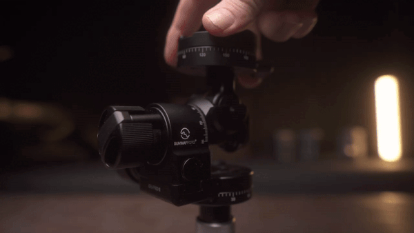 geared tripod head