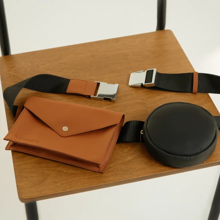 image_20 Dog Walking Pouch and Pocket laid on a chair