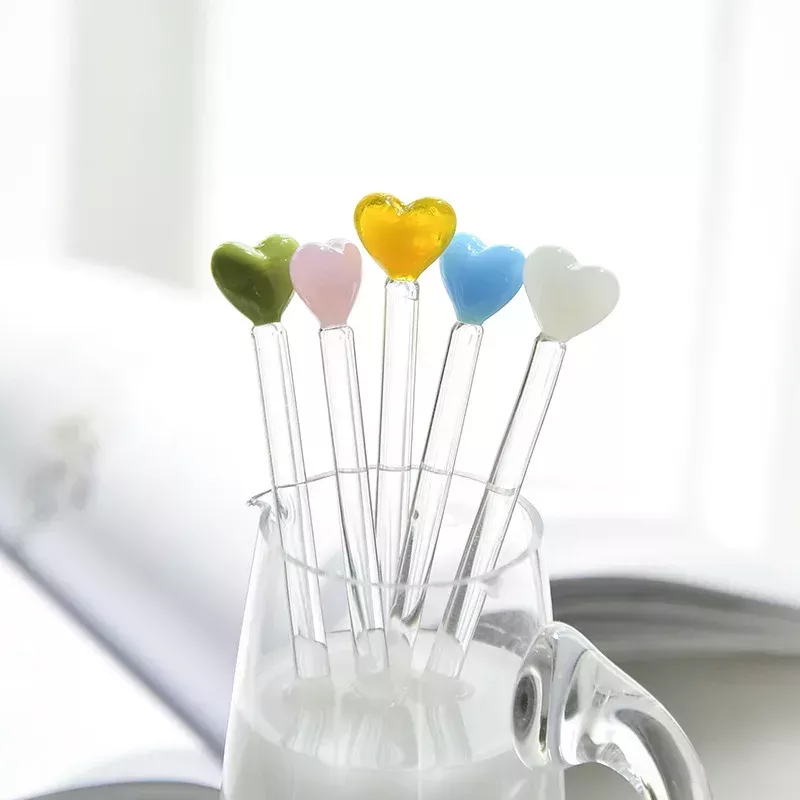 S4b581d2d242d4d898685a6a4a6360f6dQ Heart-Shaped Glass Stirring Rod